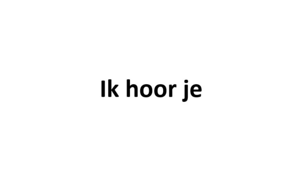 Ik hoor je logo